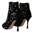 Load image into Gallery viewer, Dolce & Gabbana Verschönerte kurze Stiefel mit Kristall
