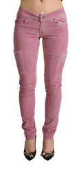 Bild in Galerie-Betrachter laden, Acht Schicke rosa Skinny Jeans mit niedriger Taille
