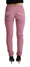 Bild in Galerie-Betrachter laden, Acht Schicke rosa Skinny Jeans mit niedriger Taille
