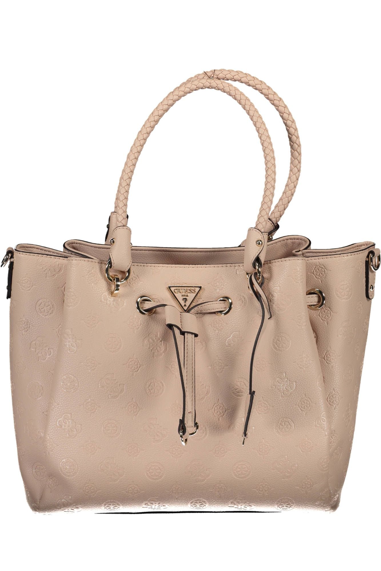 Guess Jeans Chic pink handbag with drawstring - timeless elegance