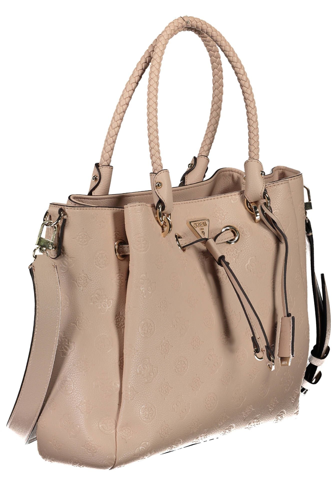 Guess Jeans Chic pink handbag with drawstring - timeless elegance