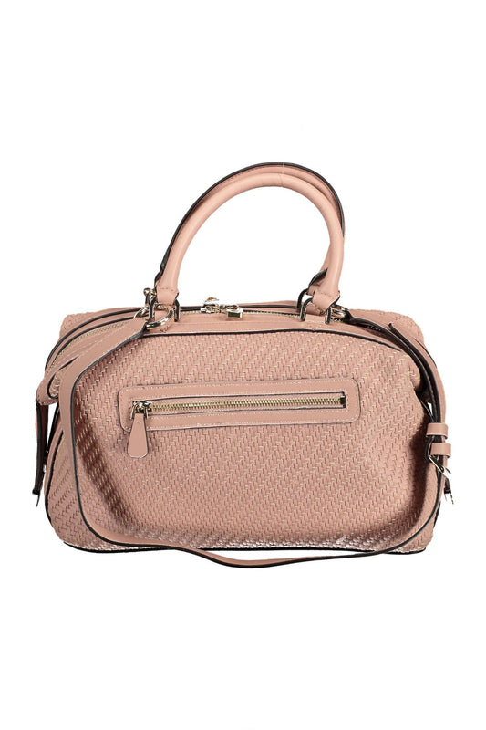 Guess Jeans Chic pink school bags with contrasting details