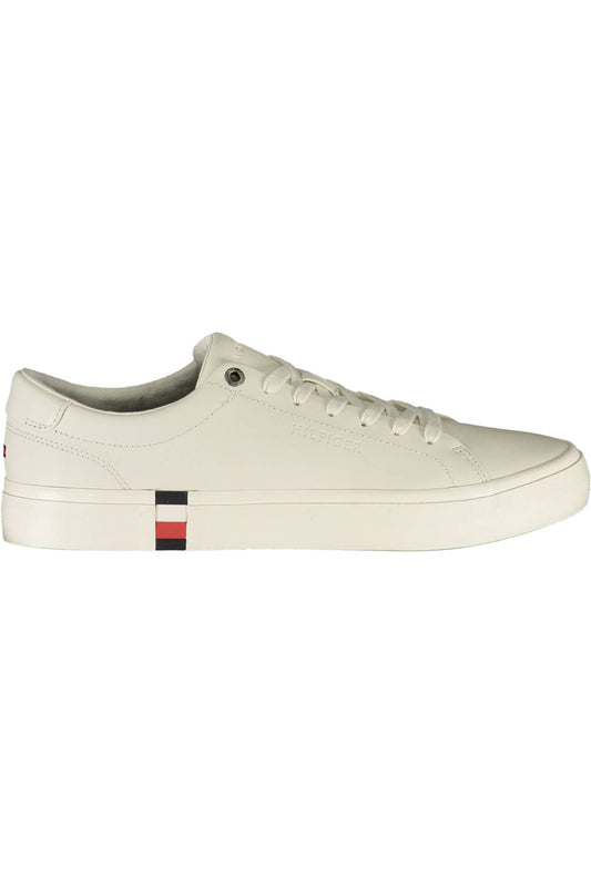 Tommy Hilfiger Weißes Leder Herren Sneaker