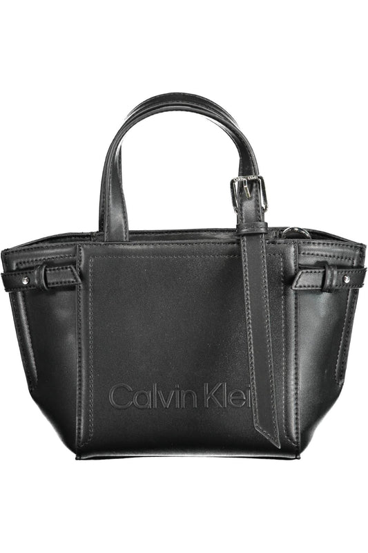 Calvin Klein Schwarz Polyester Frauen Handtasche