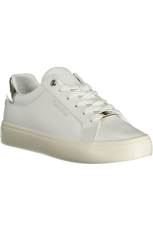 Calvin Klein Weißes Leder Damen Sneaker