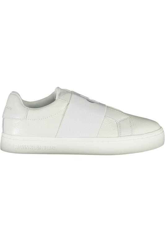 Calvin Klein Weißes Leder Damen Sneaker