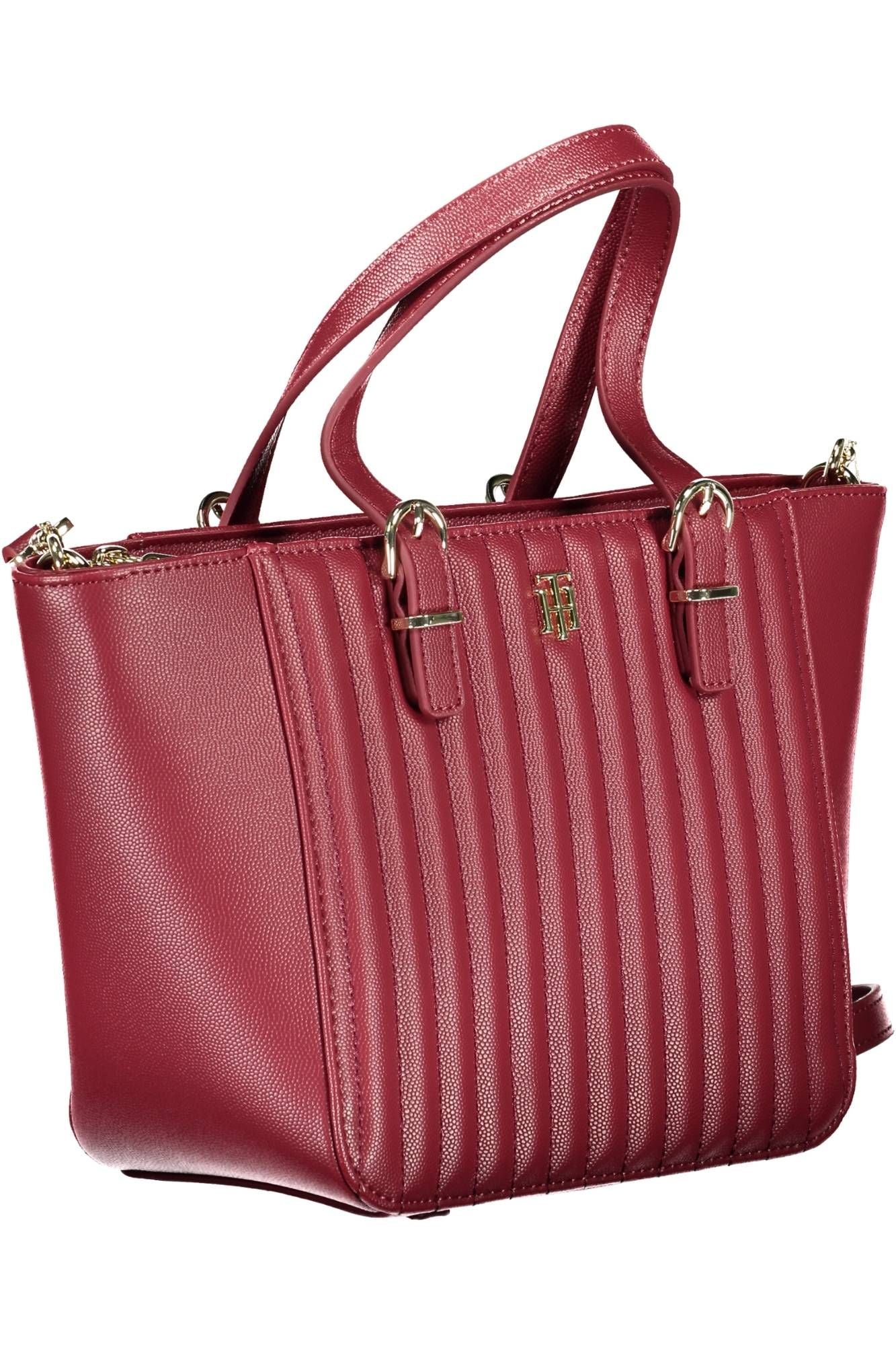 Tommy Hilfiger Rote Polyethylen Frauen Handtasche