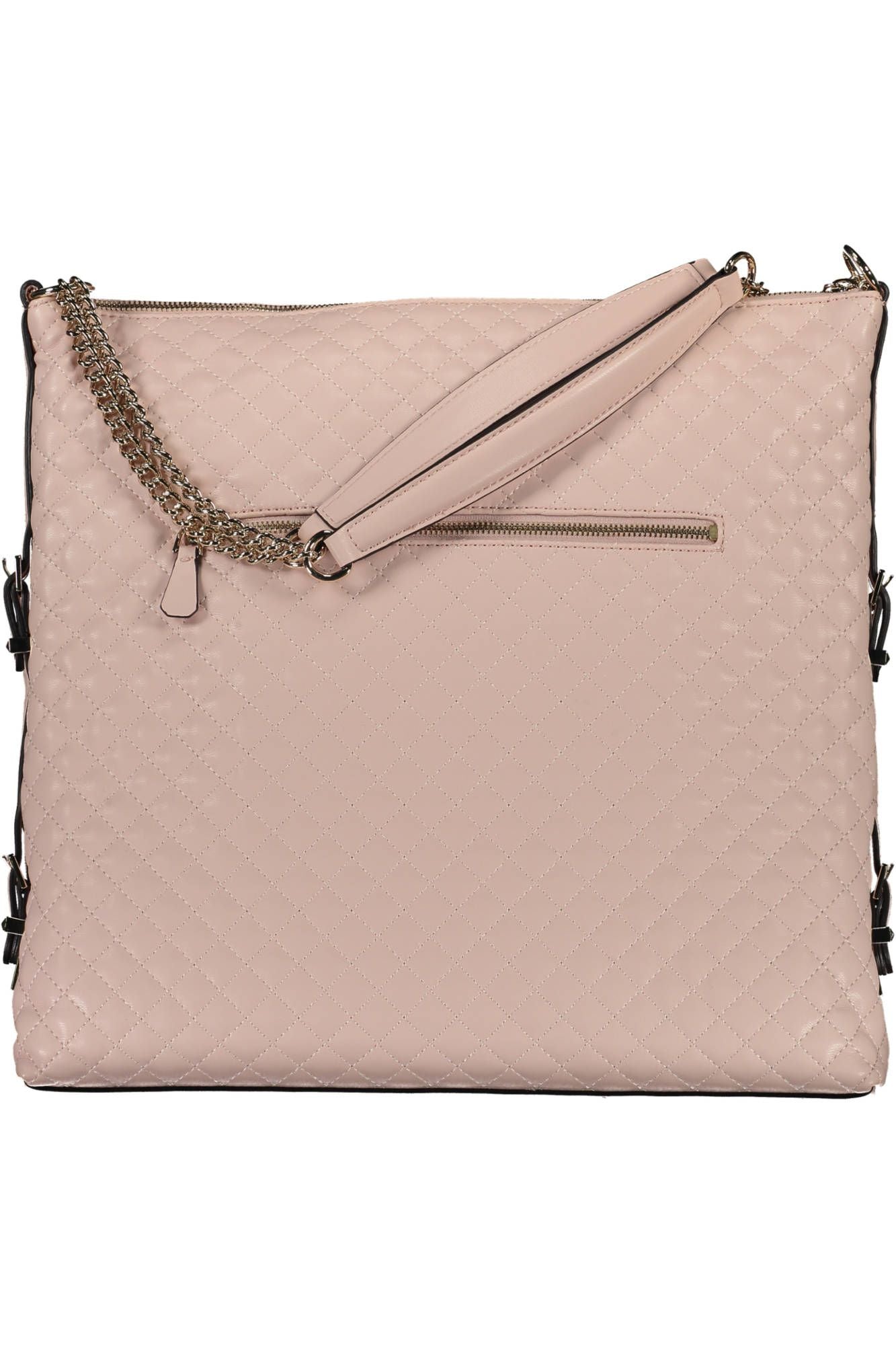 Guess Jeans Chic pink polyurethane shoulder bag with chain handle