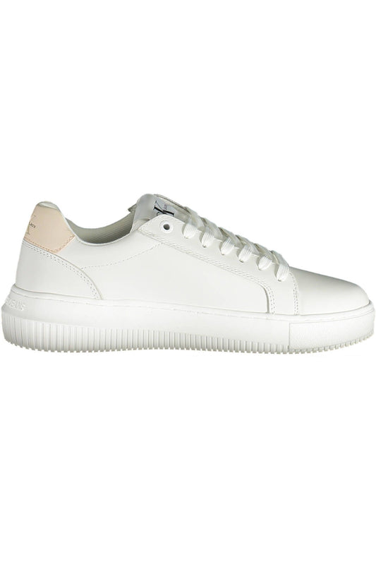 Calvin Klein Weißes Leder Damen Sneaker