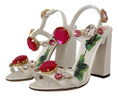 Load image into Gallery viewer, Dolce & Gabbana Keira Crystal Embellished Strappy Heels
