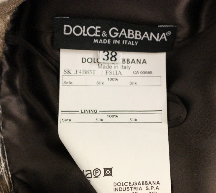 Dolce & Gabbana Eleganter floraler Seiden-Vollrock