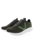 Load image into Gallery viewer, US POLO ASSN. Green lace-up trainers with logo detail
