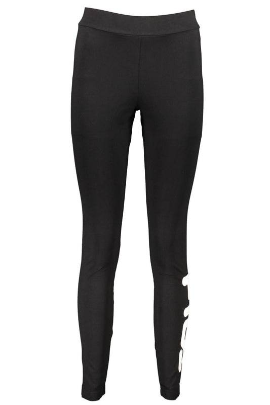 Fila Schwarze Baumwoll-Leggings für Frauen