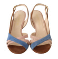 Load image into Gallery viewer, GIA COUTURE Chic multicolor suede sandals with slingback heels
