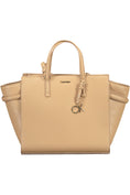 Load image into Gallery viewer, Calvin Klein Beige Polyester Frauen Handtasche
