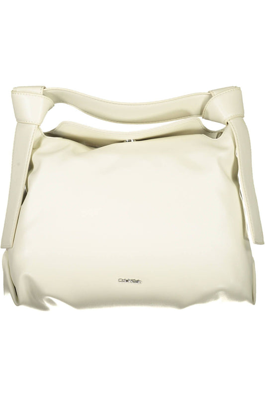 Calvin Klein Beige Polyester Frauen Handtasche