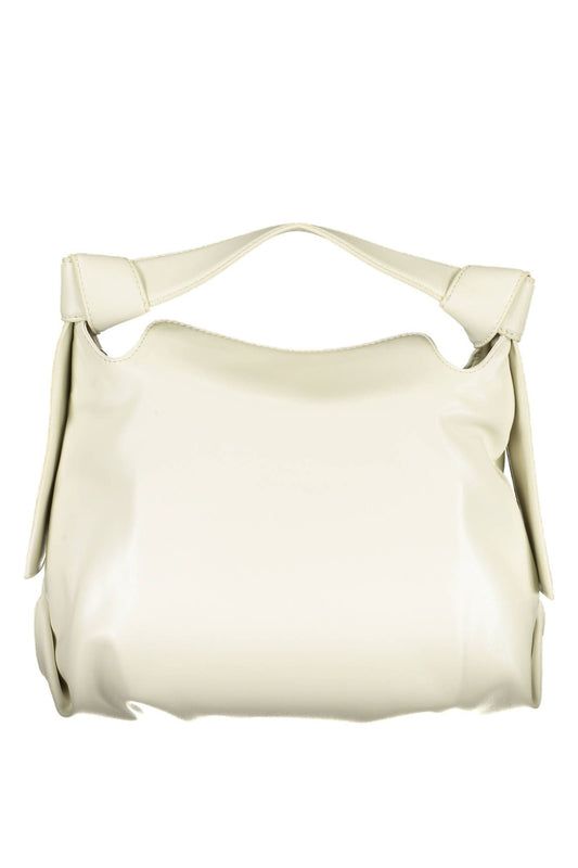 Calvin Klein Beige Polyester Frauen Handtasche