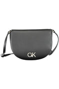 Load image into Gallery viewer, Calvin Klein Schwarze Polyester Damenhandtasche
