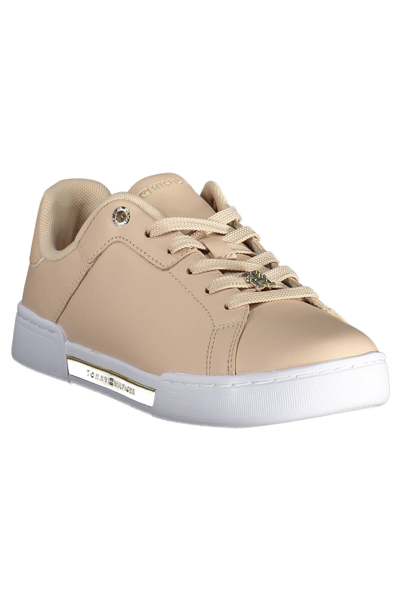 Tommy Hilfiger Rosa Leder Damen Sneaker