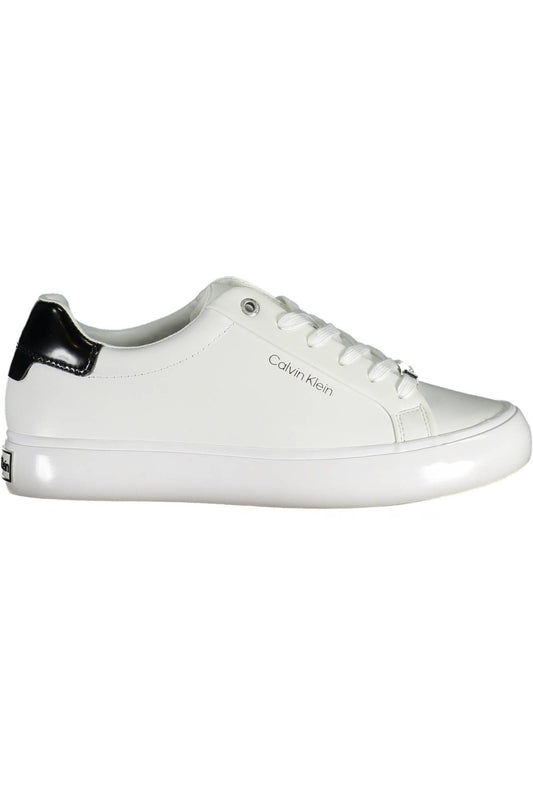 Calvin Klein Weißes Leder Damen Sneaker