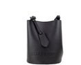 Bild in Galerie-Betrachter laden, Burberry Lorne Small Black Pebbled Leather Bucket Crossbody Handtasche Handtasche
