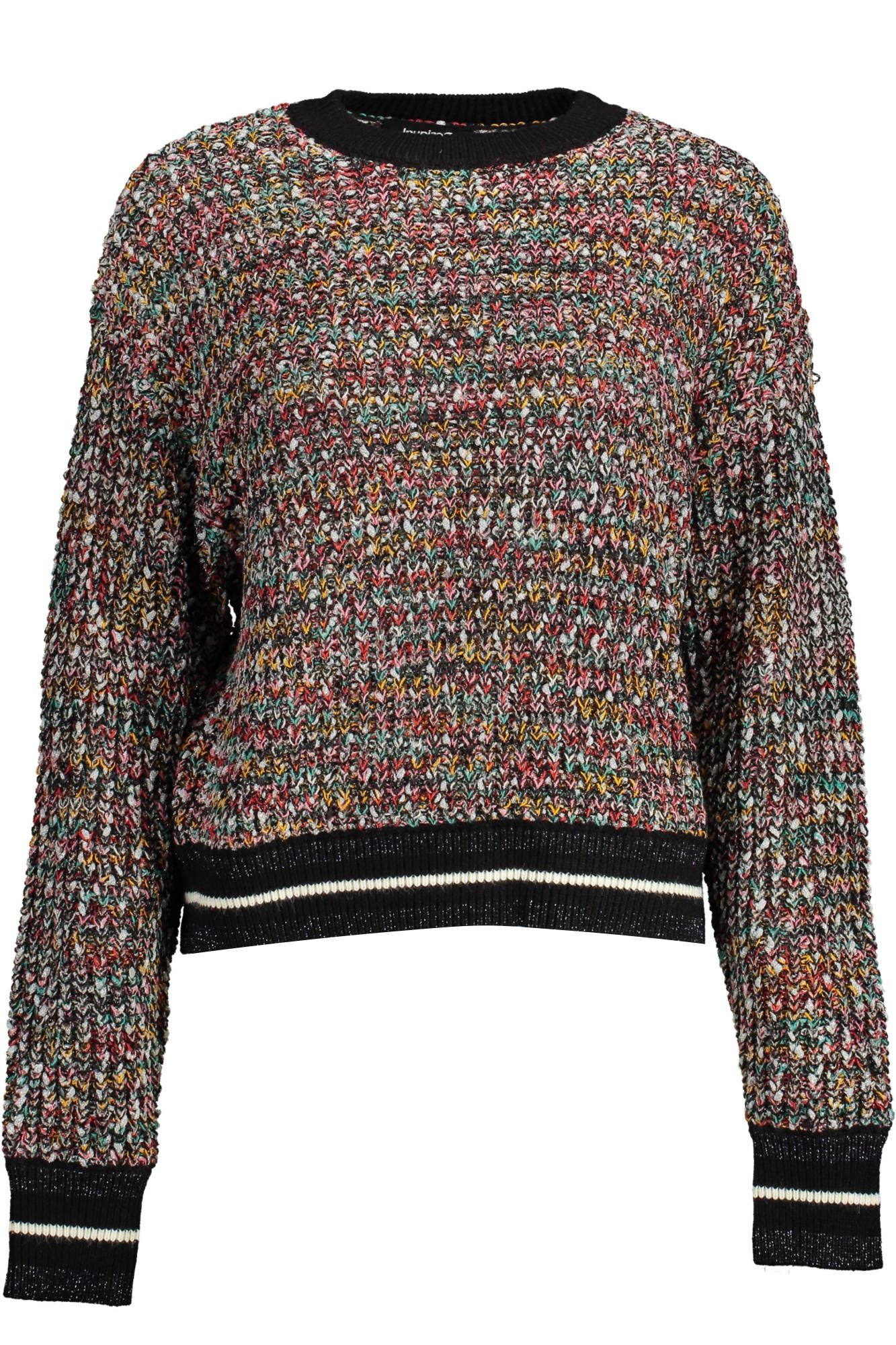 Desigual Schwarzer Pullover aus Polyamid für Frauen