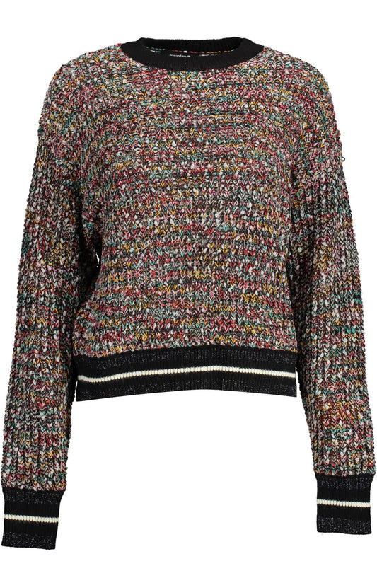 Desigual Schwarzer Pullover aus Polyamid für Frauen