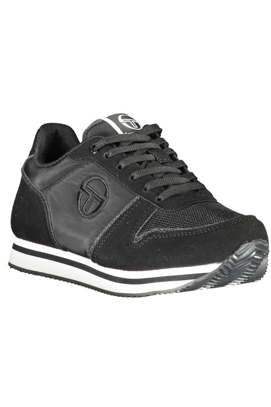 Sergio Tacchini Schwarzer Polyester Damen Sneaker