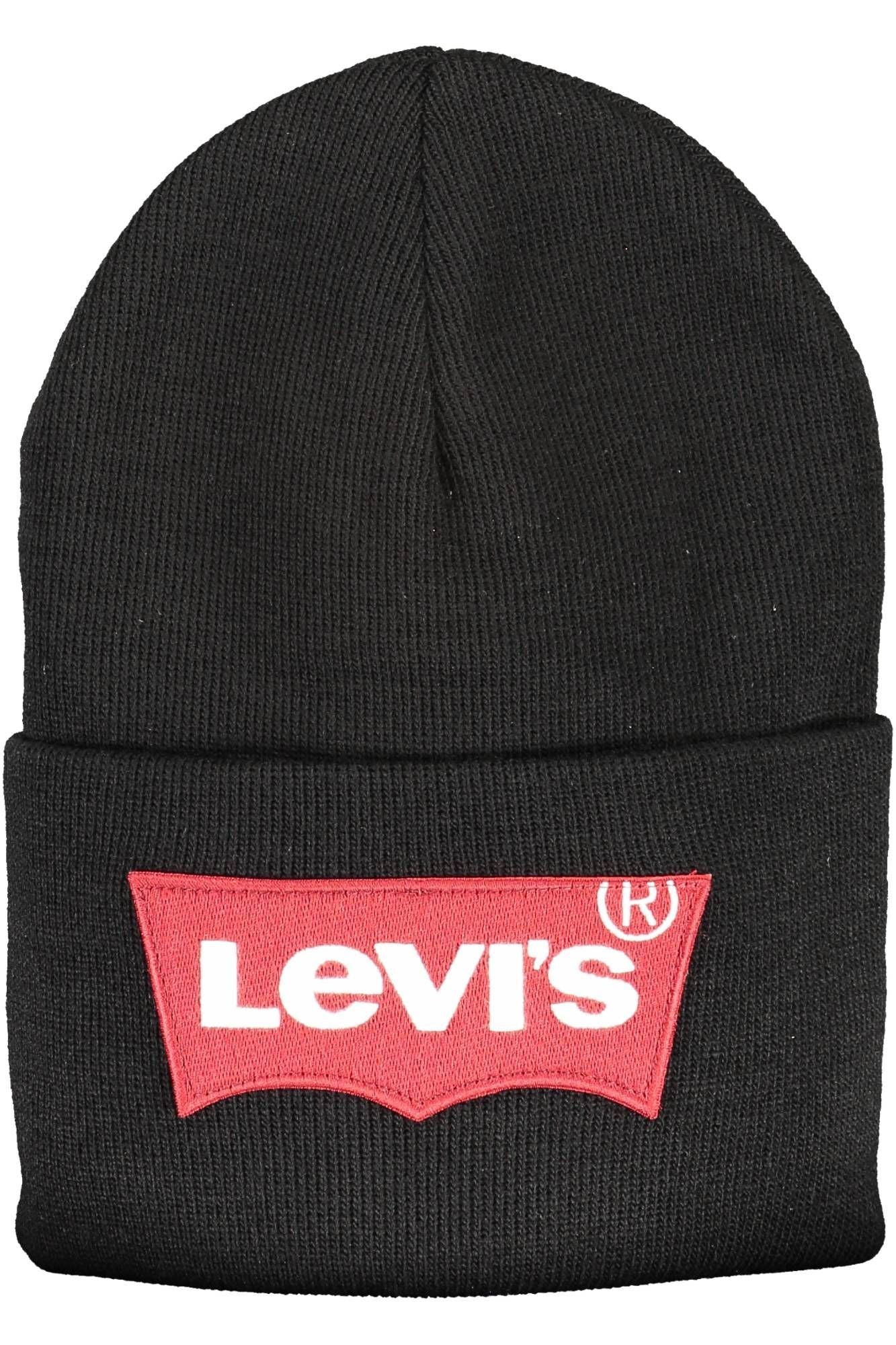 Levi's Schwarzes Acryl Männer Kappe