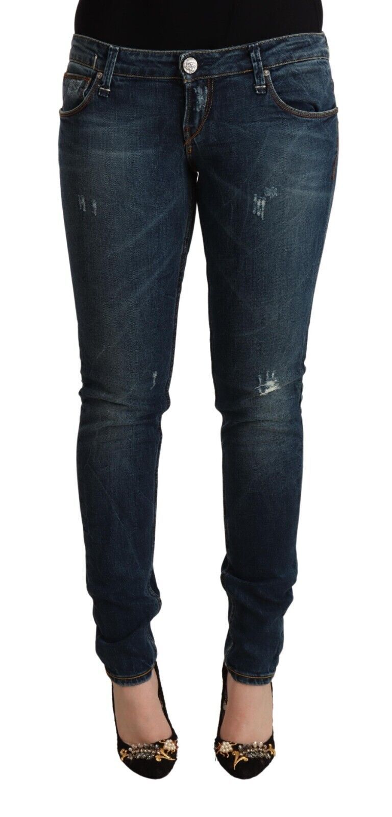 Eight Chic Düşük Bel Skinny Denim Jean