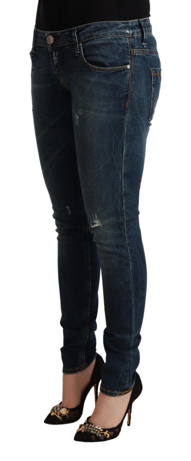 Eight Chic Düşük Bel Skinny Denim Jean