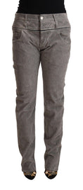 Load image into Gallery viewer, Eight Chic gray straight fit jeans with a high waist
