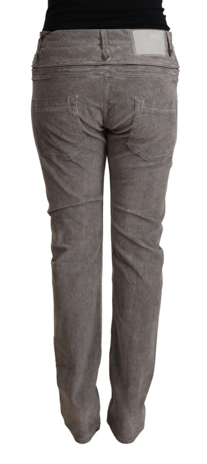 Eight Chic gray straight fit jeans with a high waist