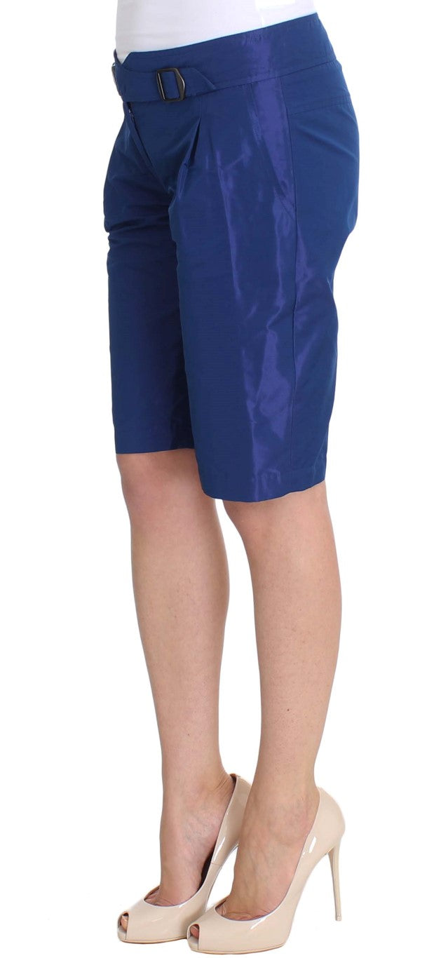 Ermanno Scervino Schicke blaue Shorts mit mittlerer Taille