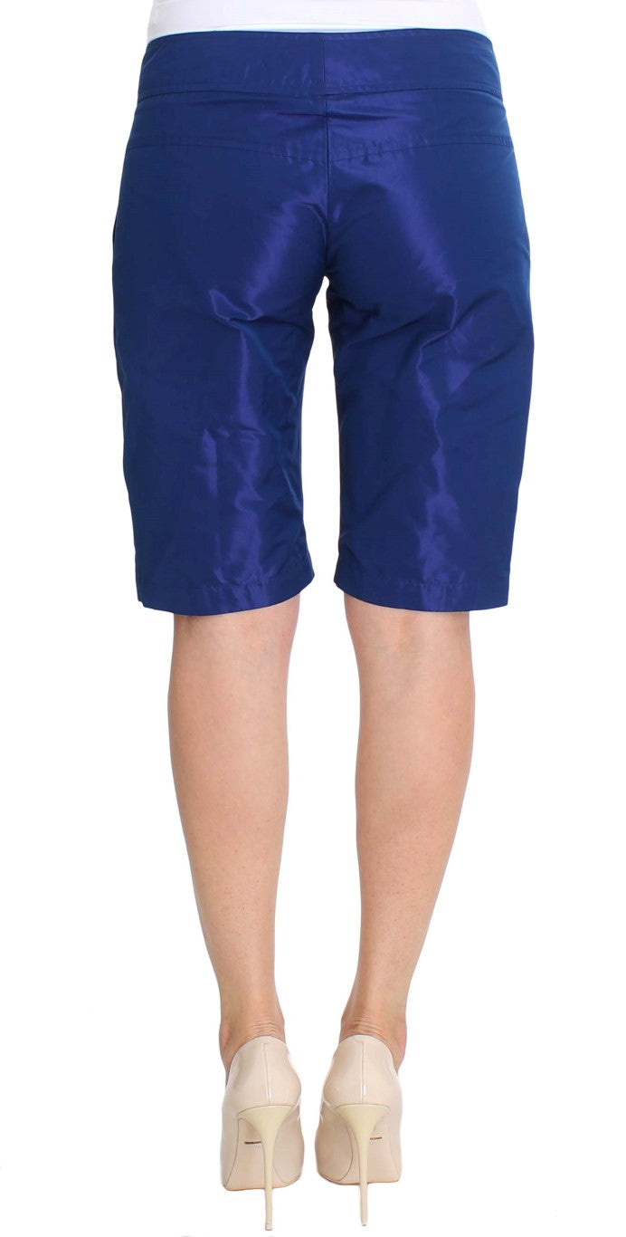 Ermanno Scervino Schicke blaue Shorts mit mittlerer Taille