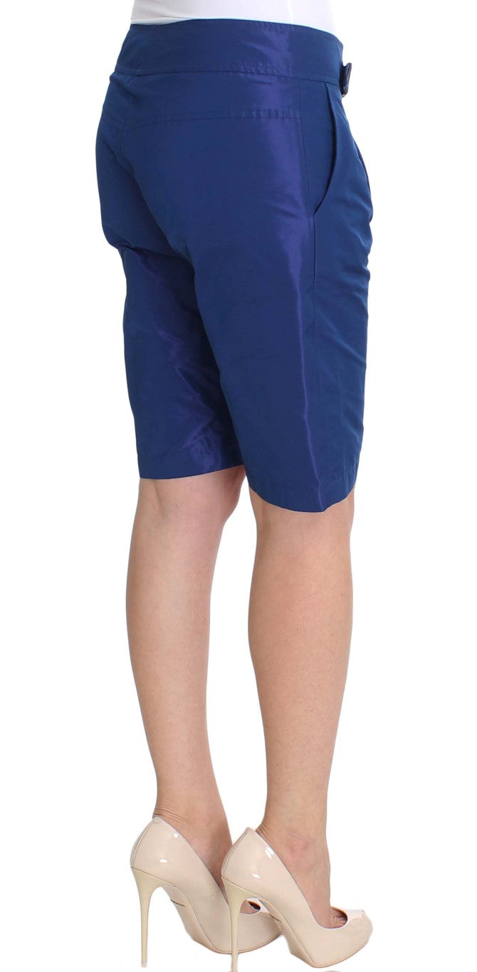 Ermanno Scervino Schicke blaue Shorts mit mittlerer Taille