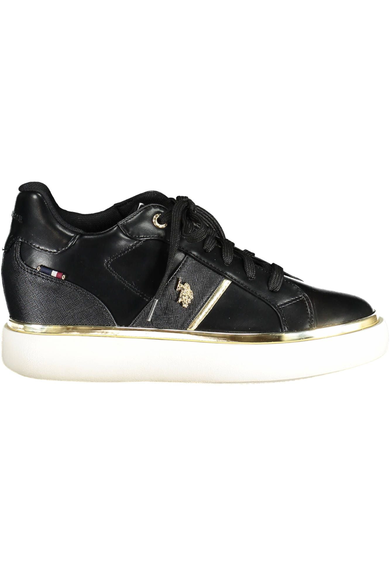 U.S. POLO ASSN. Schwarzer Polyester Damen Sneaker