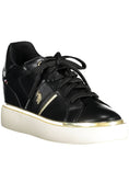 Load image into Gallery viewer, U.S. POLO ASSN. Schwarzer Polyester Damen Sneaker
