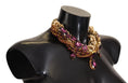 Load image into Gallery viewer, Dolce & Gabbana gold-tone statement necklace with Sicilian glitter effect
