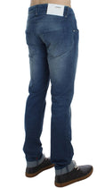 Bild in Galerie-Betrachter laden, Acht Slim Fit Blue Wash Italian Denim
