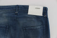 Bild in Galerie-Betrachter laden, Acht Slim Fit Blue Wash Italian Denim
