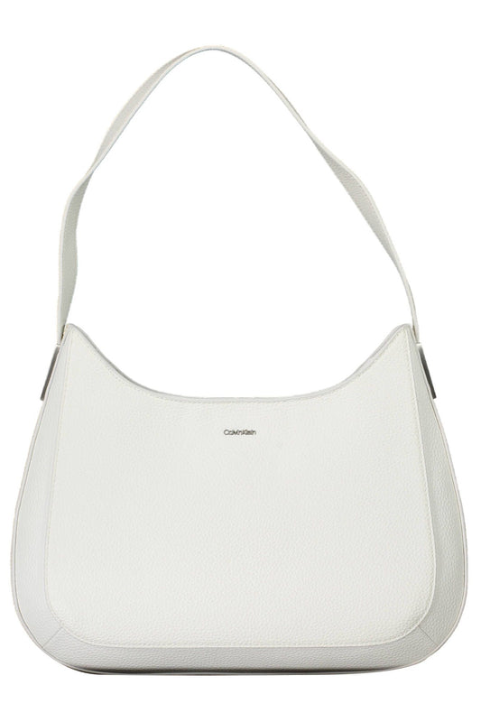 Calvin Klein Weiße Polyester Frauen Handtasche