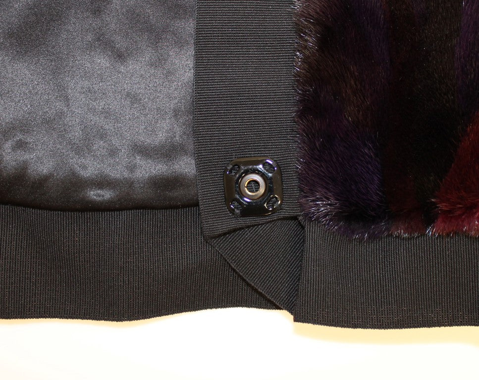 Dolce & Gabbana Exquisiter lila MINK Pelzschal Wrap