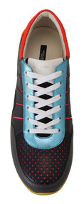 Load image into Gallery viewer, Dolce & Gabbana Multicolored leather-blend low-top sneakers
