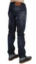 Bild in Galerie-Betrachter laden, Acht Elegant Regular Straight Fit Blaue Jeans
