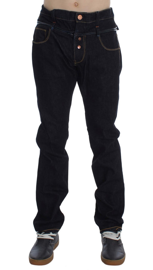 Acht Elegante Straight Fit Herren-Luxusjeans