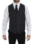 Load image into Gallery viewer, Dolce & Gabbana Elegant grey wool vest for formal occasions
