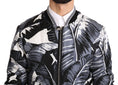 Load image into Gallery viewer, Dolce & Gabbana Elegant silk bomber jacket with banana leaf print
