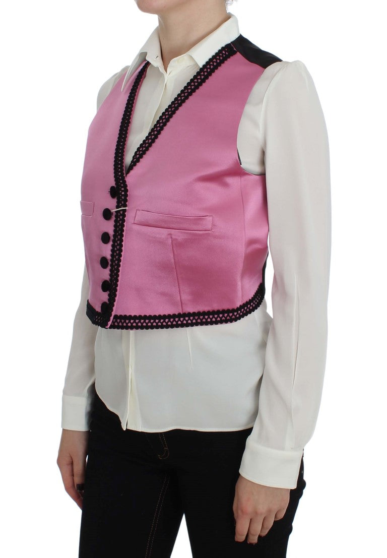 Dolce & Gabbana Seiden-Baumwoll-Mischung Torero Inspired Vest