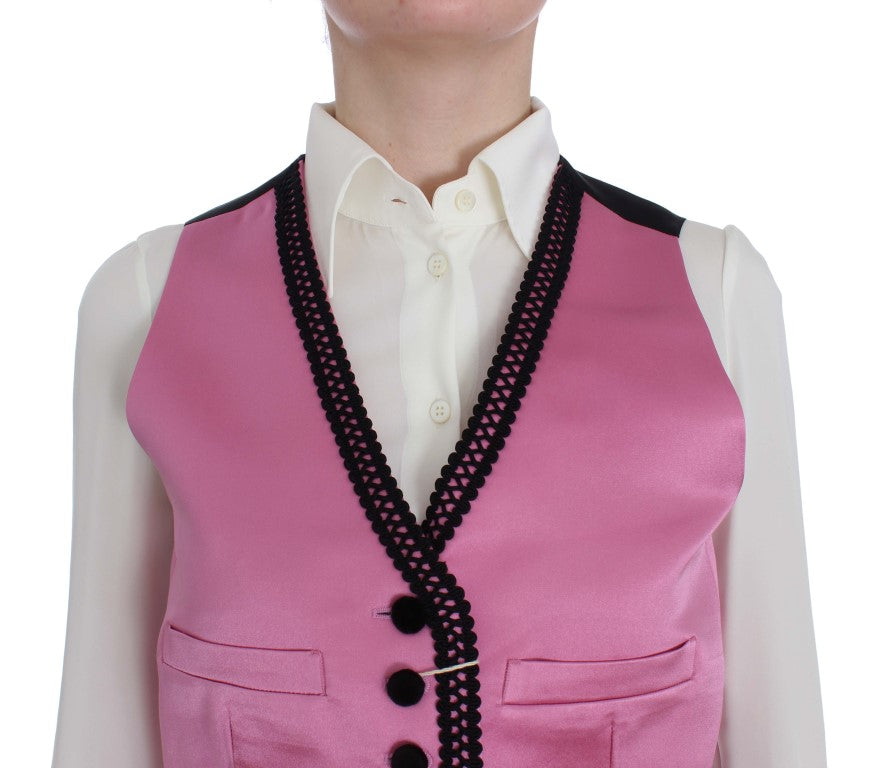 Dolce & Gabbana Seiden-Baumwoll-Mischung Torero Inspired Vest